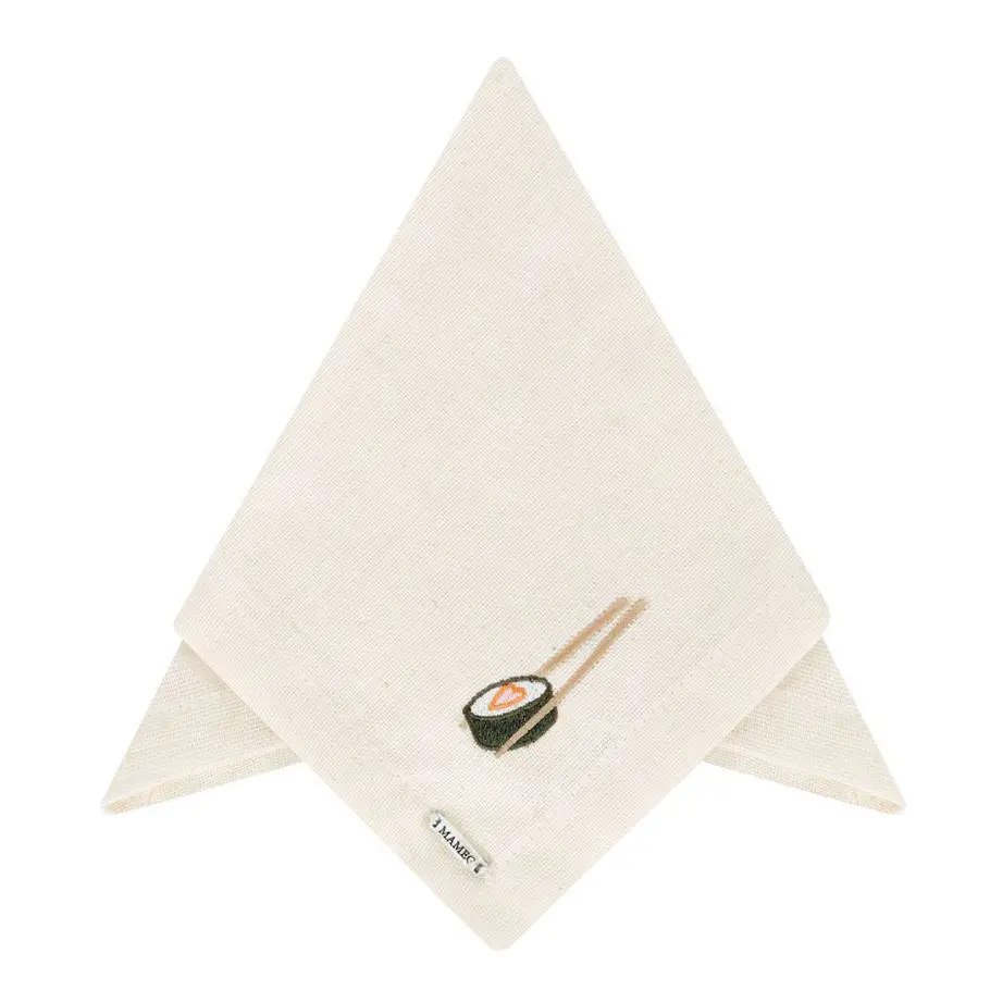 SERVILLETA BORDADA SUSHI 40X40CM,005344,MAMEG
