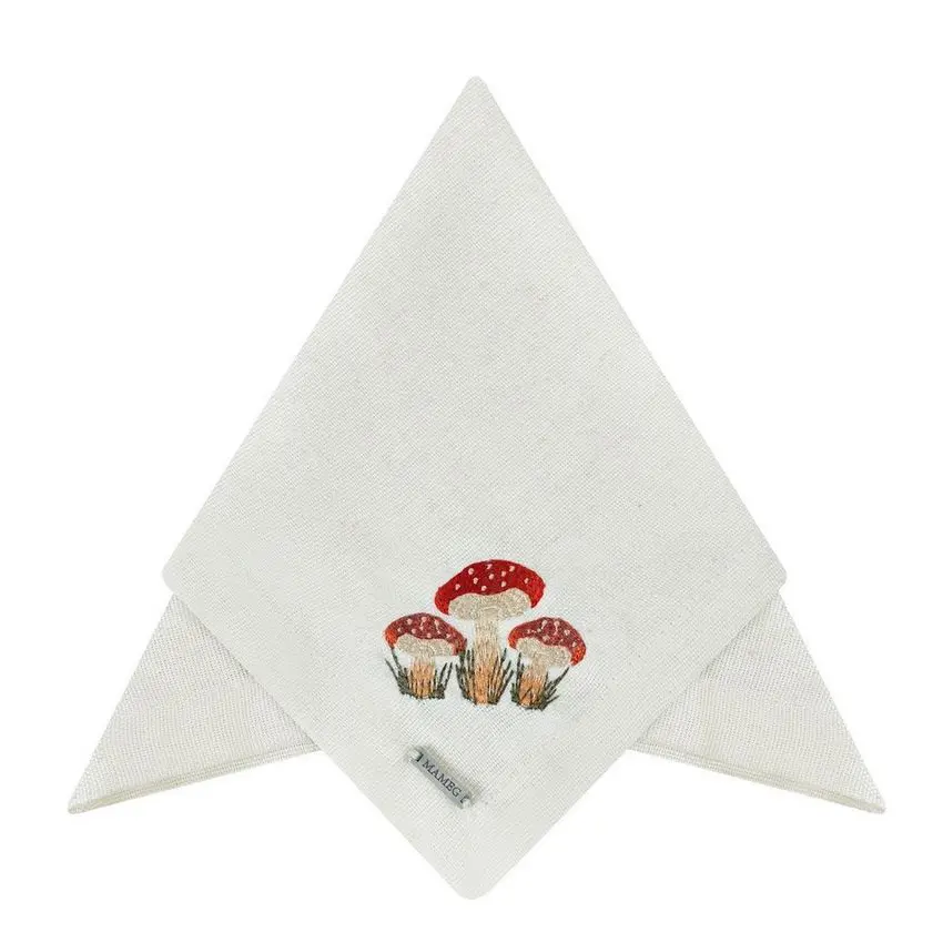 SERVILLETA BLANCO HONGOS 40X40CM,006241,MAMEG