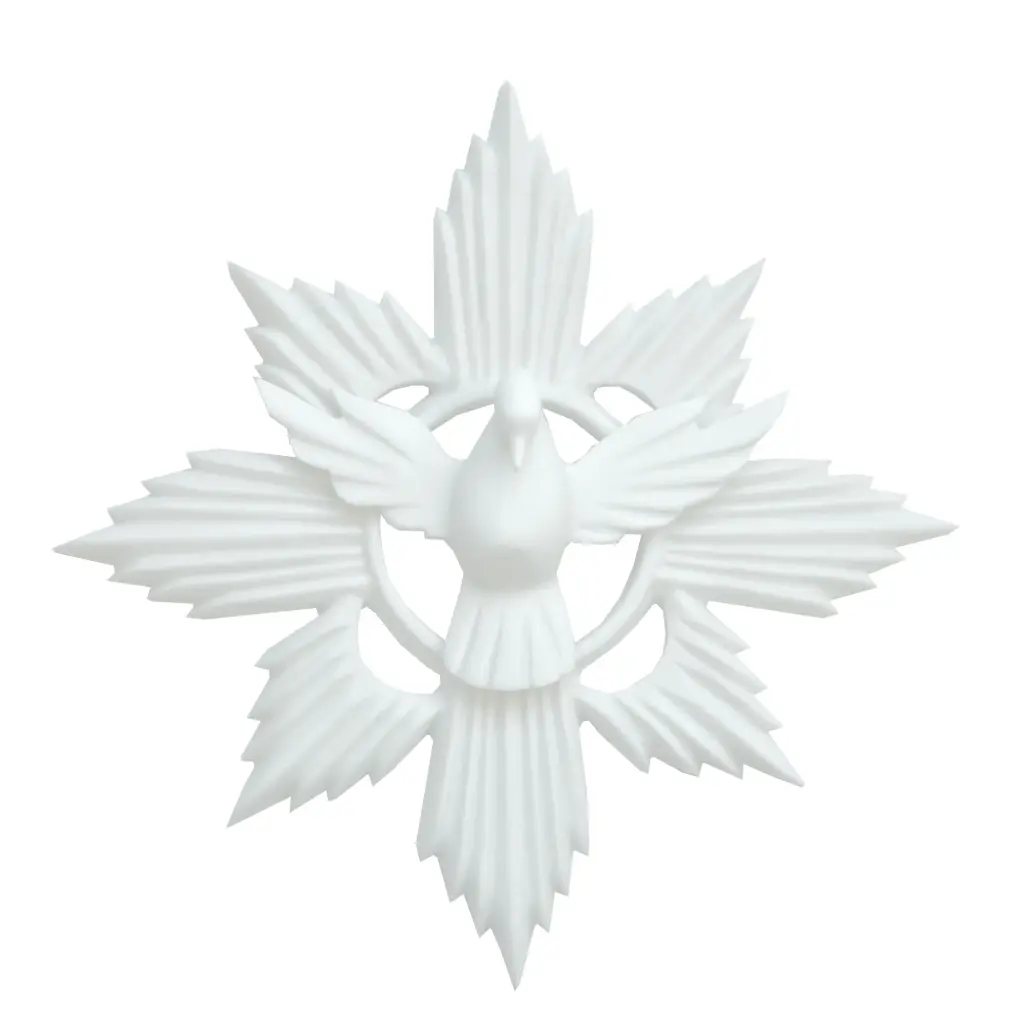 FIGURA ESPÍRITU SANTO MARMOL 18CM,V021,VIGORE