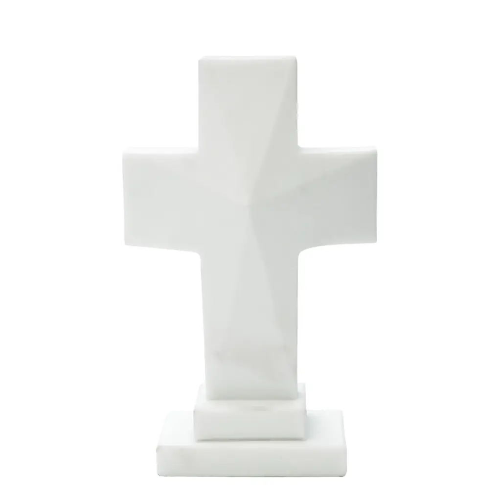 CRUCIFIJO EN MÁRMOL 19CM, V035, VIGORE