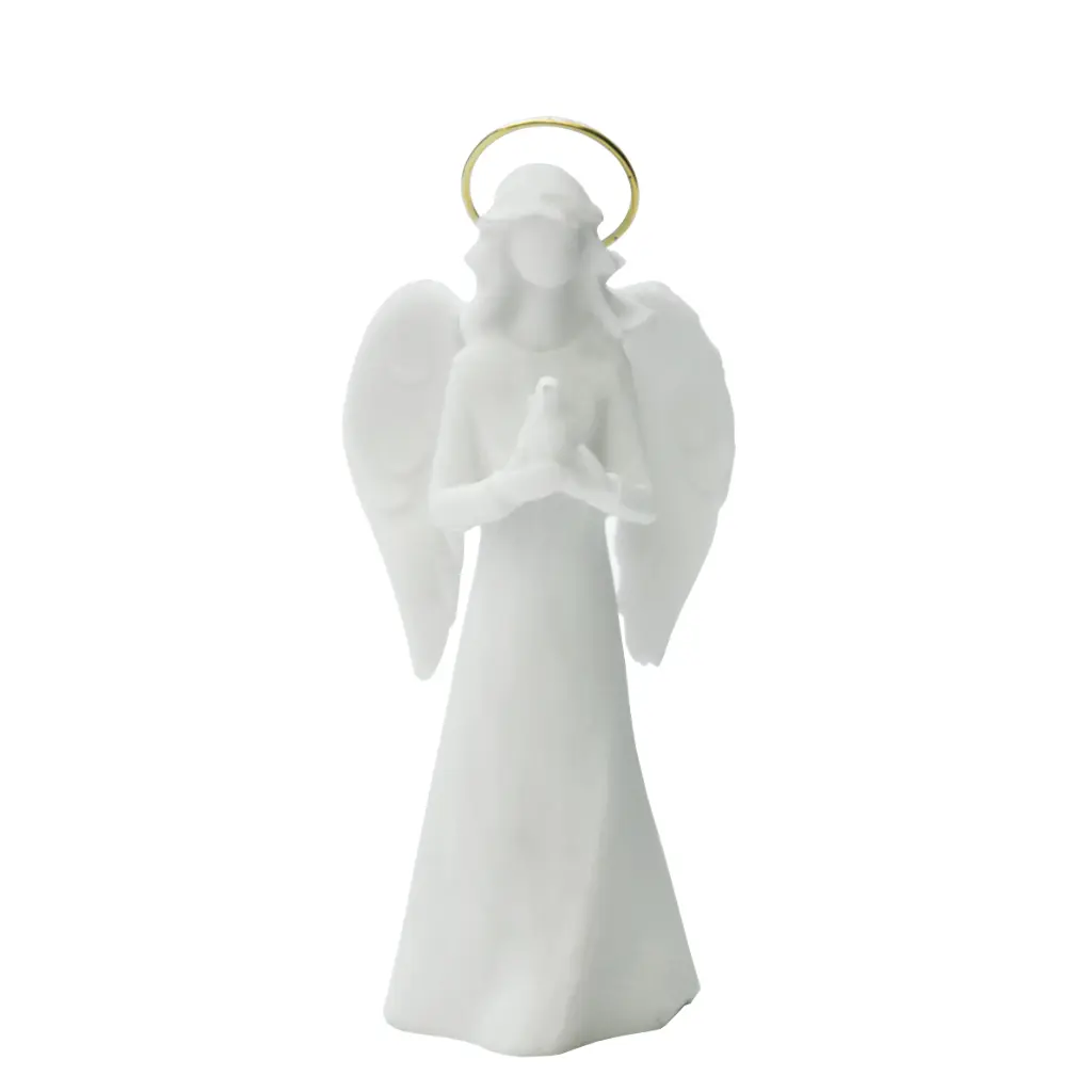 ÁNGEL C/PALOMA MARMOL 10CM,V061,VIGORE