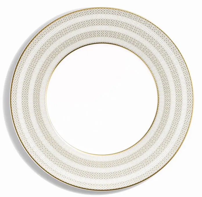 ARCADIA PLATO MESA GOLD&PLATINUM 27CM, SETX2, 2817042, BACCARAT