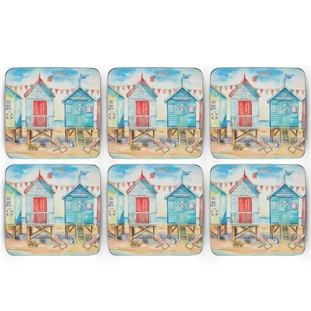 BEACH HUTS POSAVASOS X6PZS, 2010269268, PORTMEIRION