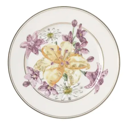 IDYLLIA BOUQUET - PLATO PARA PAN 18CM, 10218, SWAROVSKI