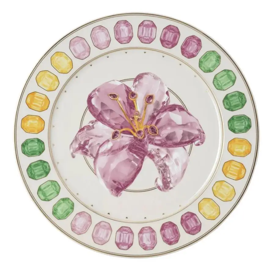 IDYLLIA LILY - PLATO BASE 33CM, 10263, SWAROVSKI