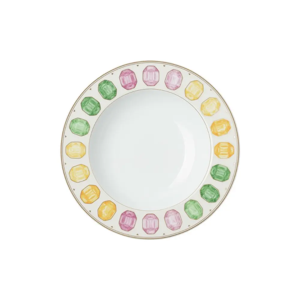 IDYLLIA MARSHMALLOW - PLATO HONDO 24CM, 10324, SWAROVSKI