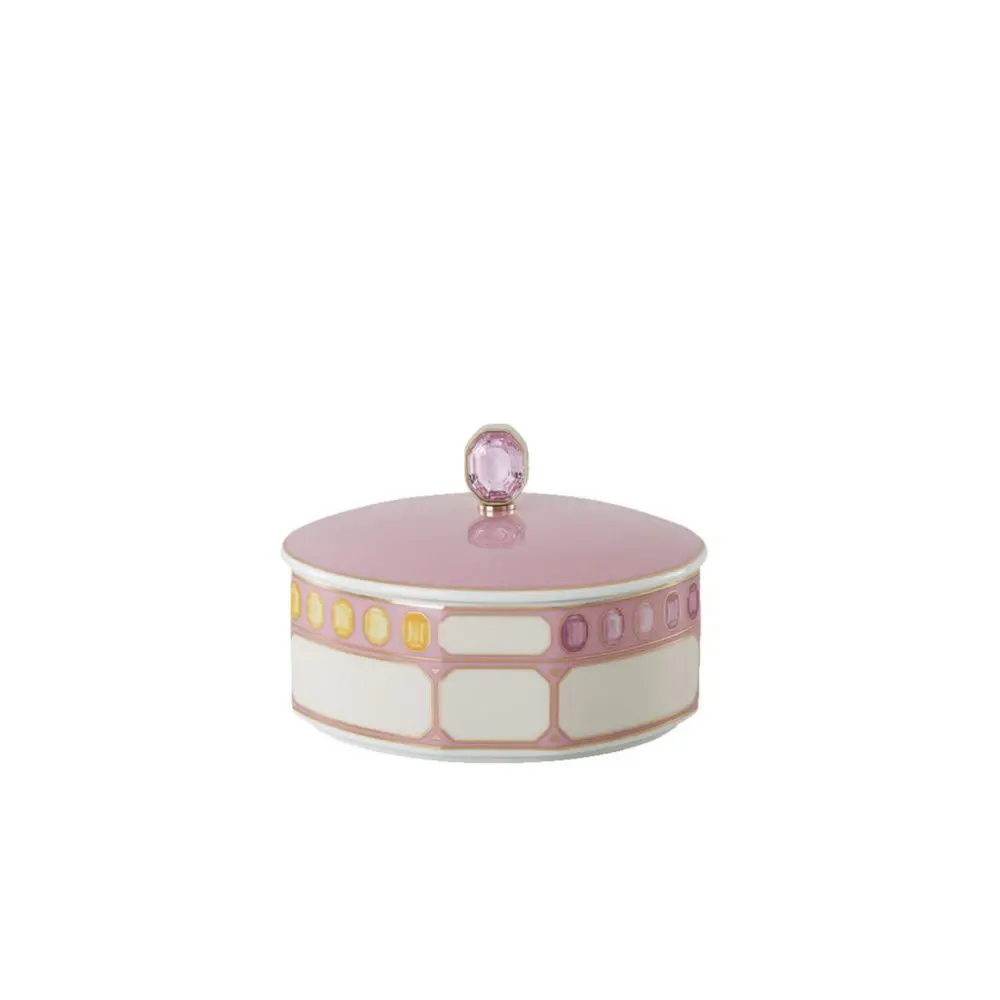 IDYLLIA MARSHMALLOW - BOMBONERA 2 PIEZAS 12CM, 24905, SWAROVSKI