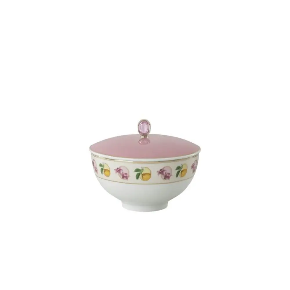 IDYLLIA MARSHMALLOW - BOWL C/ TAPA 15CM, 15381, SWAROVSKI