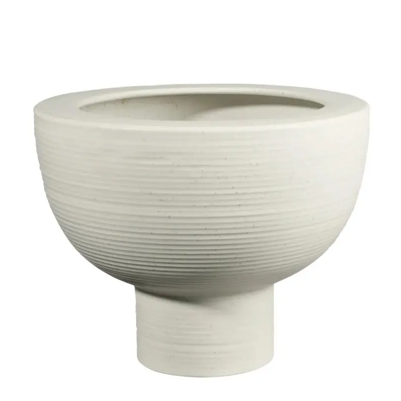 ADORNOS, MACETEROS - MIDORO MACETA BEIGE 31CM, 2221249, ASA SELECTION