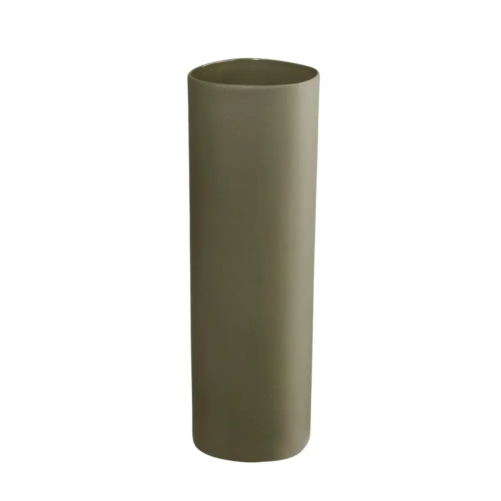 LINES AND SQU - FLORERO OLIVE 25 CM , 60083633, ASA SELECTION 