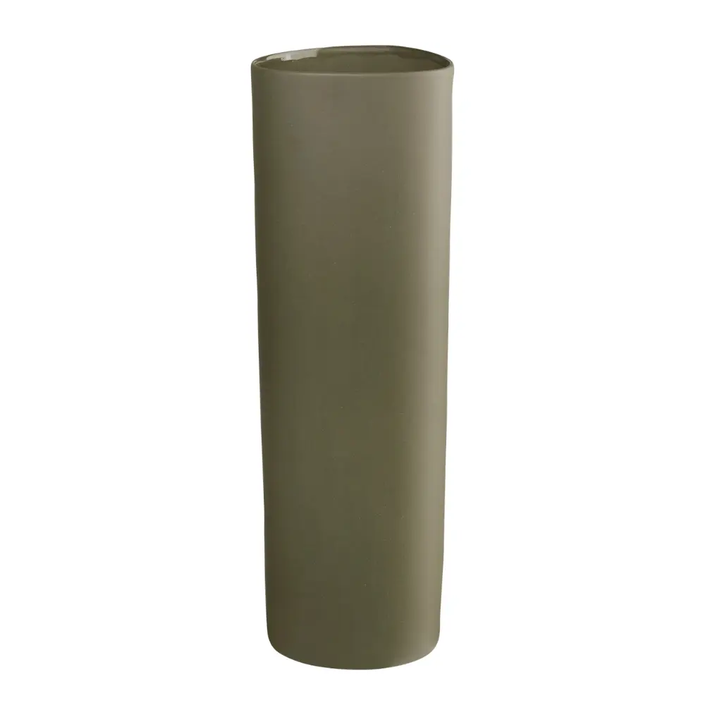 LINES AND SQU - FLORERO OLIVE 30 CM , 60084633, ASA SELECTION 