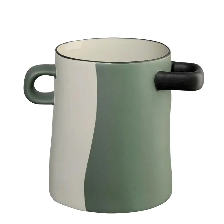 RAYU - FLORERO VERDE SPLITTED 15CM, 84831130, ASA SELECTION 