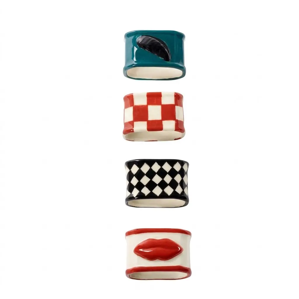 MOULEVERSANTS - SET DE ANILLOS PARA SERVILLETA, B8925100-999, SERAX