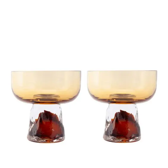GUSTO - COPA PARA DEGUSTAR set x 2 NEGRA AMBAR 9CM, XLBA20501-60, XLBOOM