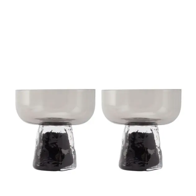 GUSTO - COPA PARA DEGUSTAR set x2 GRIS 9CM, XLBA20501-58, XLBOOM