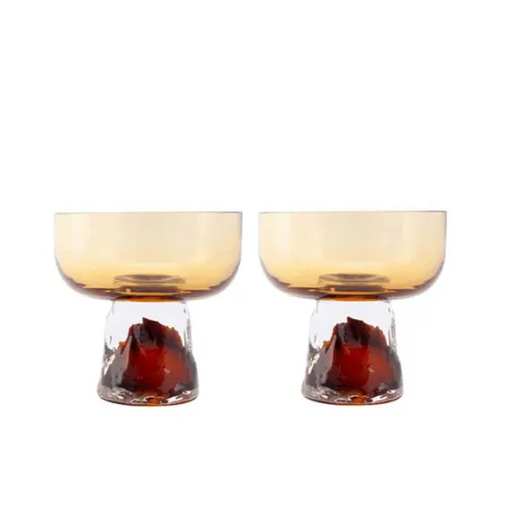 GUSTO - COPA PARA DEGUSTAR set x 2 NEGRA AMBAR 7CM, XLBA20502-60, XLBOOM