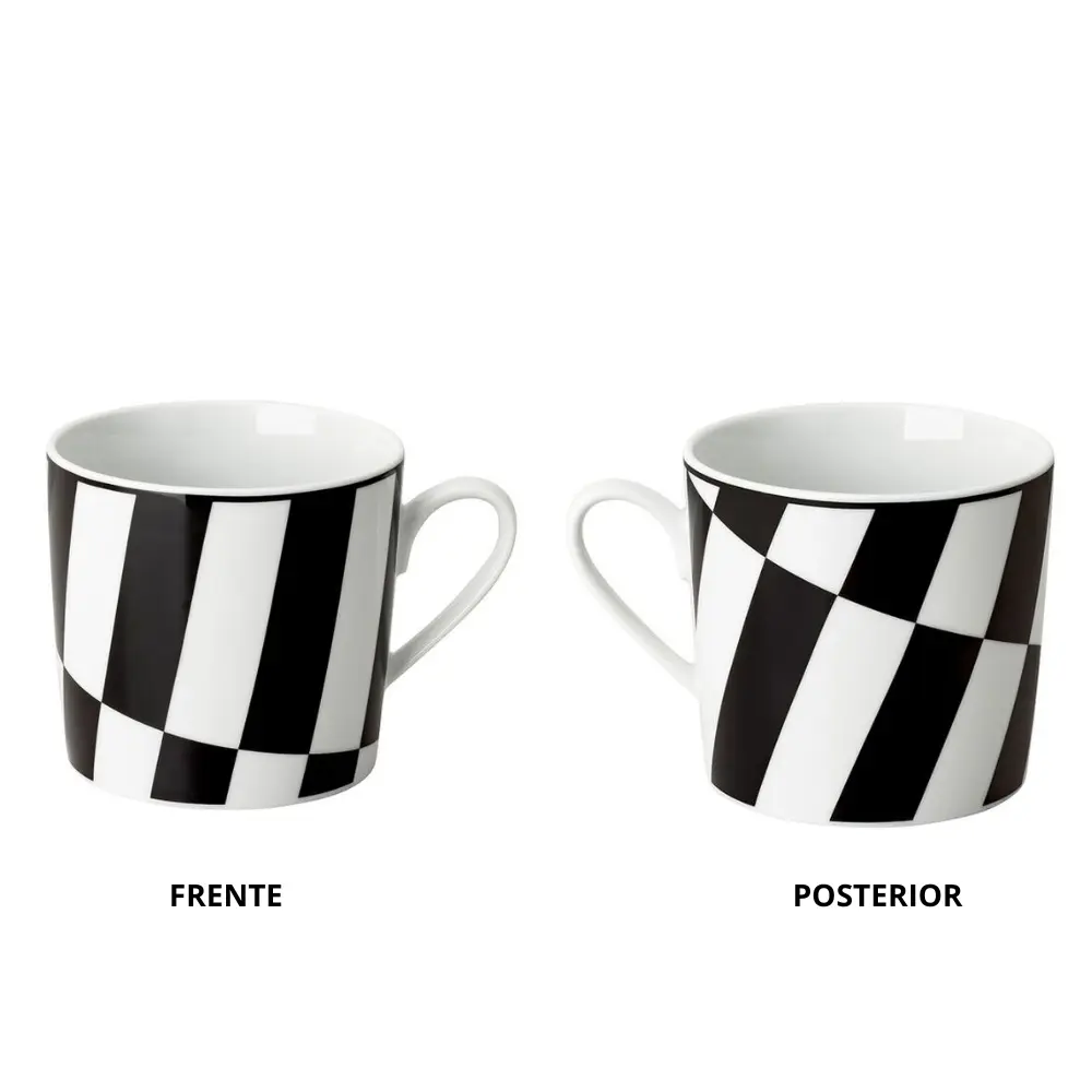 HOME MONOCHROME STRIPES VASO CON ASA, 15505, ROSENTHAL