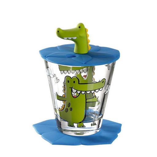 [1030260001] KIDS DRINK - COCODRILLO VASO SETX3, 034795,LEONARDO, 034795