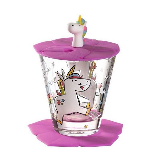[1030260006] KIDS DRINK - UNICORN VASO SETX3, 034800, LEONARDO, 034800
