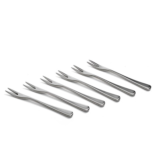 [1020040022] ALCANTARA - TENEDOR APERITIVO JGO 6, CUTIPOL