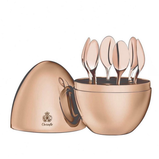 [1020400007] MOOD - JUEGO CAFE SET 6 PZ ROSE, 00365636, CHRISTOFLE, 00365636