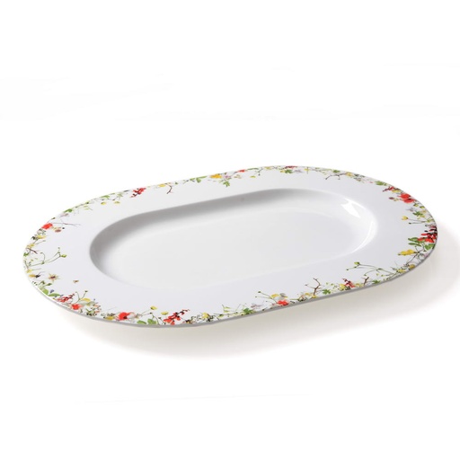 [1010010006] FLEUR SAUVAGES - FUENTE OVAL 34CM 12734, ROSENTHAL, NONE