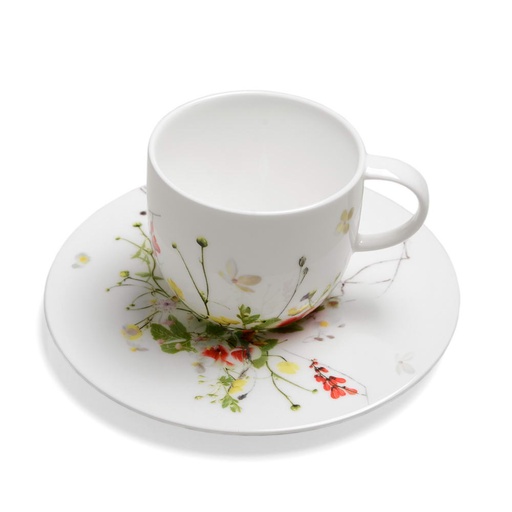 [1010010013] FLEUR SAUVAGES - TAZA CAFE C/PLATO 14741/42, ROSENTHAL, 10530-405101-14740