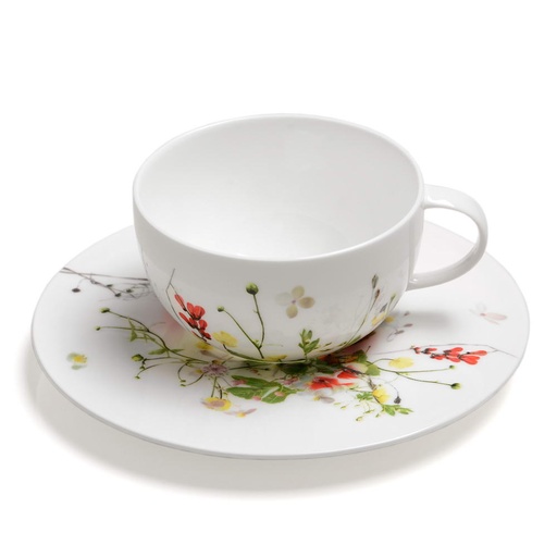 [1010010015] FLEURS SAUVAGES - TAZA TE C/PLATO 14676/77, ROSENTHAL, 10530-405101-14675
