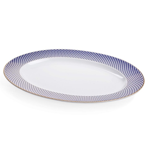 [1010020008] FRANCIS CARREAU - AZUL FUENTE OVAL 40CM 12740, ROSENTHAL, 10460-404307-12740