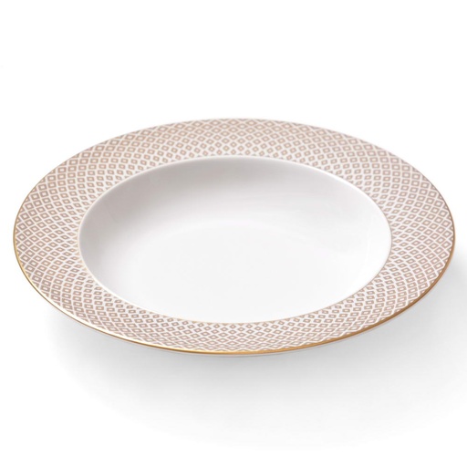 [1010030007] FRANCIS CARREAU - BEIGE PLATO HONDO 10322, ROSENTHAL, 10460-404308-10322