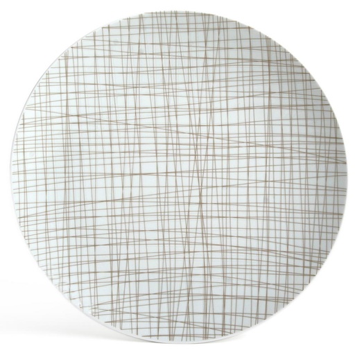 [1010220005] MESH NOGAL - PLATO POSTRE 21CM 10861, ROSENTHAL, NONE