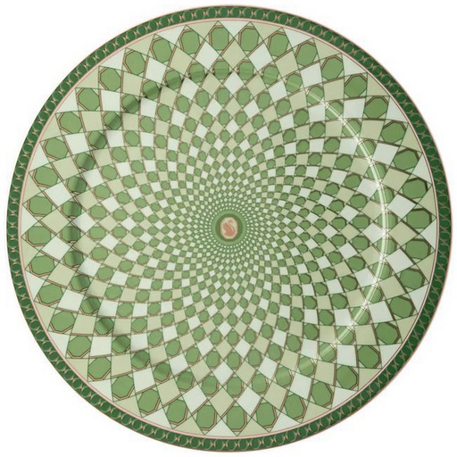 [1010240003] SWAROVSKI -  PLATO BASE 33CM GREEN, 10263,ROSENTHAL, 10263