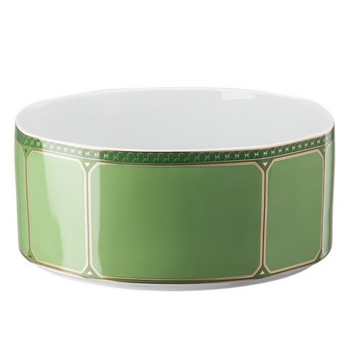 [1010240012] SWAROVSKI - ENSALADERA GREEN 25CM, 13325,ROSENTHAL, 10570-426349-13325