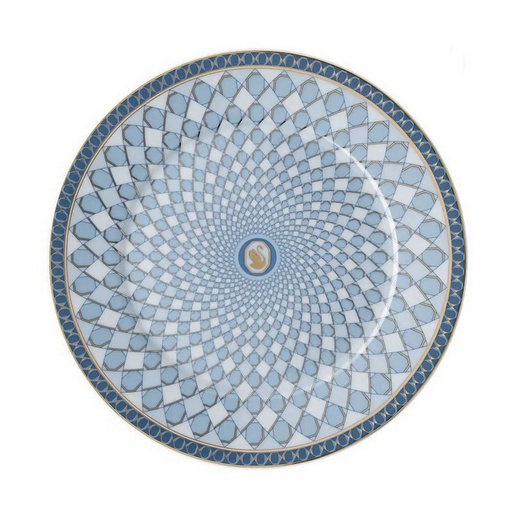 [1010240021] SWAROVSKI - PLATO 18CM BLUE, 10218, ROSENTHAL, 19850-426351-10218