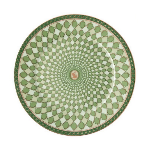 [1010240022] SWAROVSKI - PLATO PAN 18CM GREEN, 10218, ROSENTHAL, 19850-426349-10218