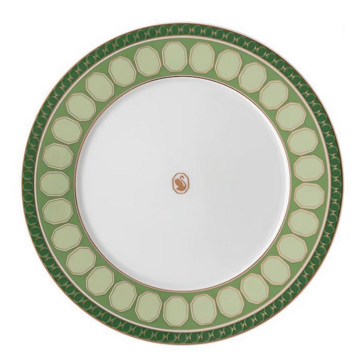 [1010240024] SWAROVSKI - PLATO POSTRE 23CM GREEN, 10223,ROSENTHAL, 10223