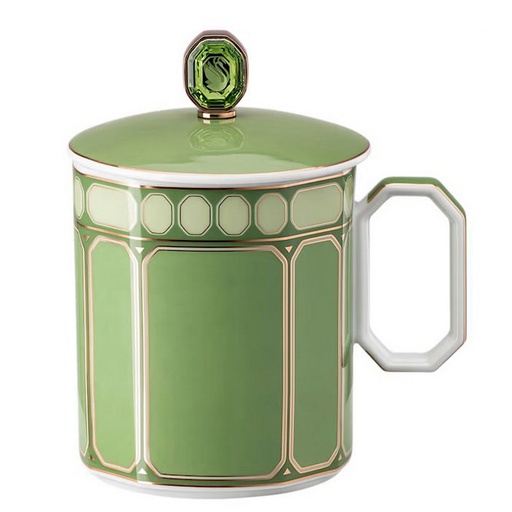[1010240028] SWAROVSKI - TAZA C/ ASA GREEN, 15482,ROSENTHAL, NONE