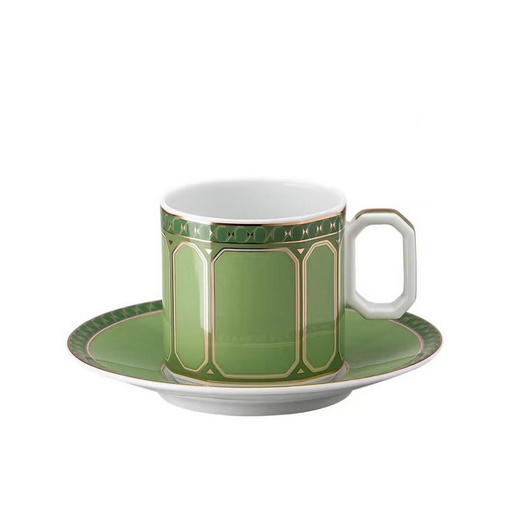 [1010240031] SWAROVSKI - TAZA CAFE C/PL GREEN, 14715,ROSENTHAL, 10570-426349-14715