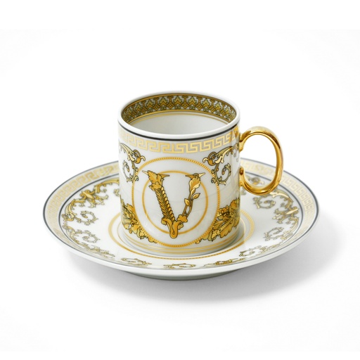 [1010350003] VERSACE VIRTUS - GALA BLANCO TAZA CAFE, 14715,  ROSENTHAL, 19335-403730-14715