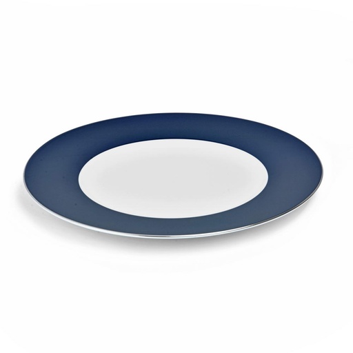 [1010430002] INDIENNES - PL BASE AZUL FILO PLATA 11404 32 CM, P DESHOUL, 11404