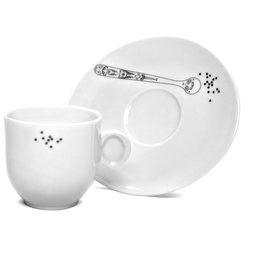[1010470007] PAPILLES -  TAZA CAFE C/PL 7389, P DESHOULIERES, 7389
