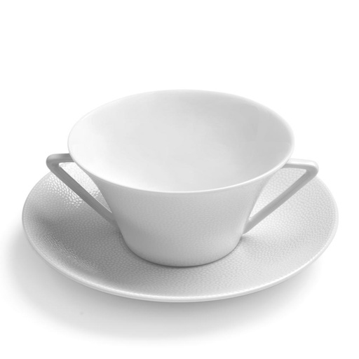 [1010490014] SEYCHELLES BLANCO - TAZA CONSOME C/.PLATO 011382, DESHOULIERES, 011382
