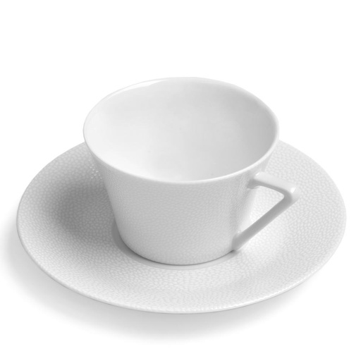 [1010490015] SEYCHELLES BLANCO - TAZA TE C/.PLATO 010598, DESHOULIERES, 010598
