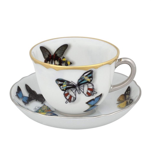 [1010540017] BUTTERFLY - TAZA CAFE C/PLATO 21117740, VISTA ALEGRE, 21117740