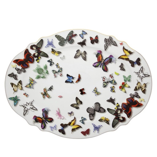 [1010540008] BUTTERFLY - FUENTE OVAL 42 CM 21117738, VISTA ALEGRE, 21117738