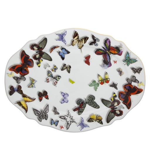 [1010540007] BUTTERFLY - FUENTE OVAL 35CM 21117739, VISTA ALEGRE, 21117739