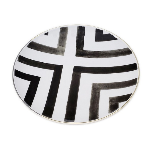 [1010560010] SOL Y SOMBRA - PLATO POSTRE 23CM 21117728, VISTA ALEGRE, 21117728