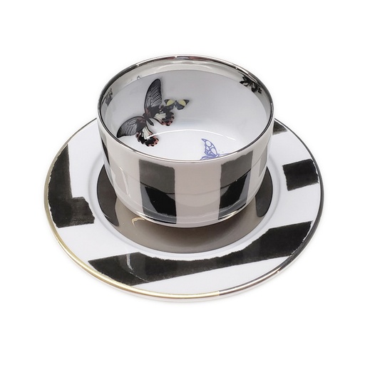 [1010560012] SOL Y SOMBRA - TAZA TE C/PLATO 21117719, VISTA ALEGRE, 21117719