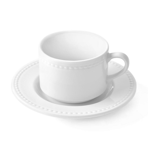 [1010550004] PERLA - TAZA TE C/PLATO 20CL, 21101979, VISTA ALEGRE, 21101979