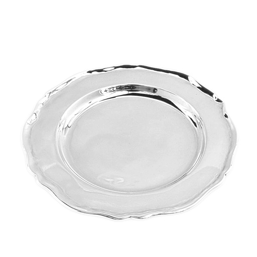 [1040160022] PLATOS Y FUENTES - PLATO PLATA 25CM, 341GR, 111-0129
